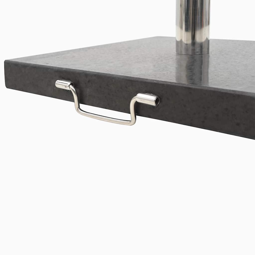 Parasol Base | Black | Granite | 45 cm x 45 cm base | Parasol Base