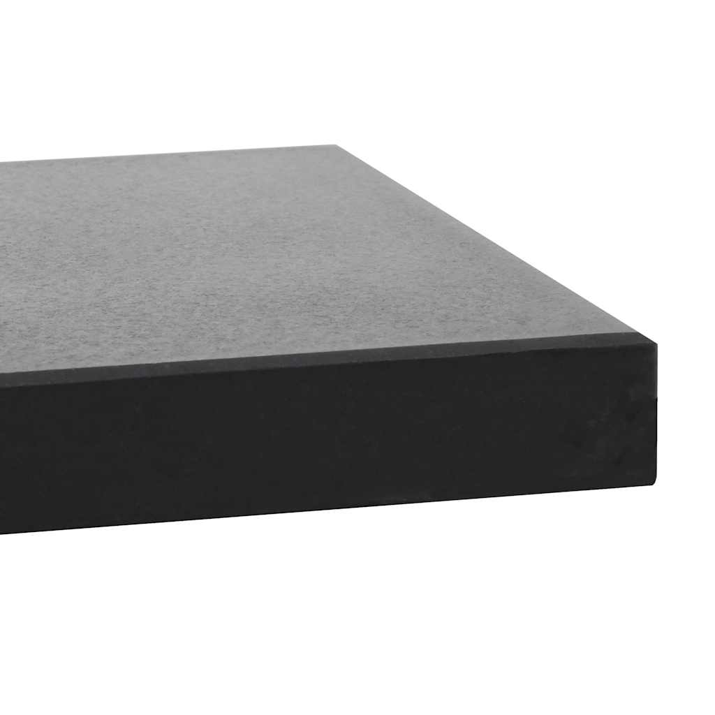 Parasol Base | Black | Granite, Stainless Steel | 20kg, 40 x 40 x 4.5 cm
