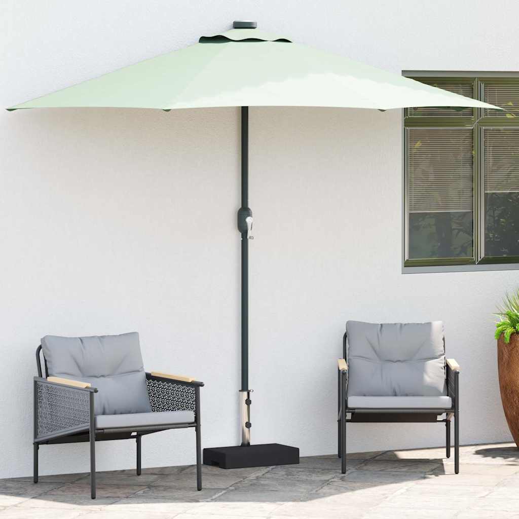 Parasol Base | Black | Granite, Stainless Steel | Standard | Parasol Base