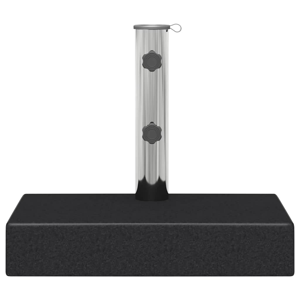 Parasol Base | Black | Granite, Stainless Steel | Standard | Parasol Base