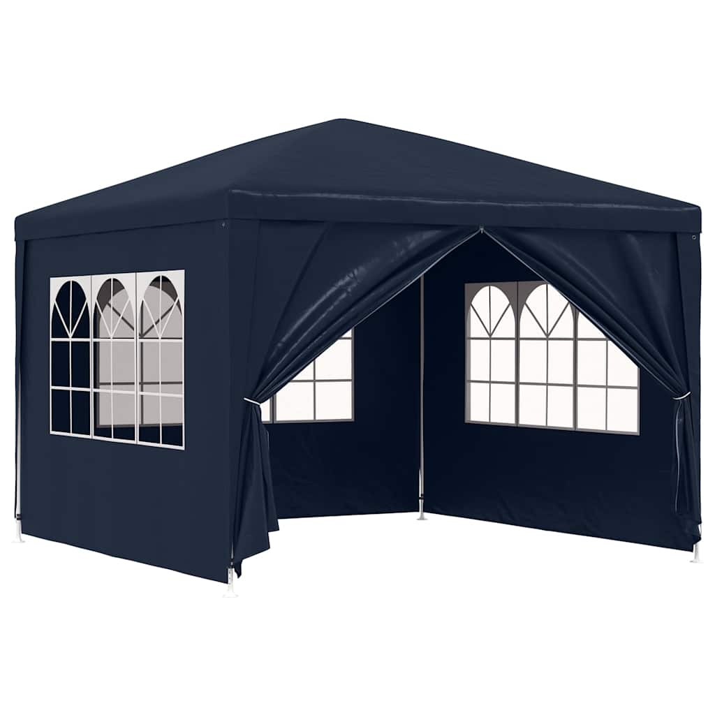 Partytent | Blue | Polyethylene roof and side panels | 3x3x2.55 meters