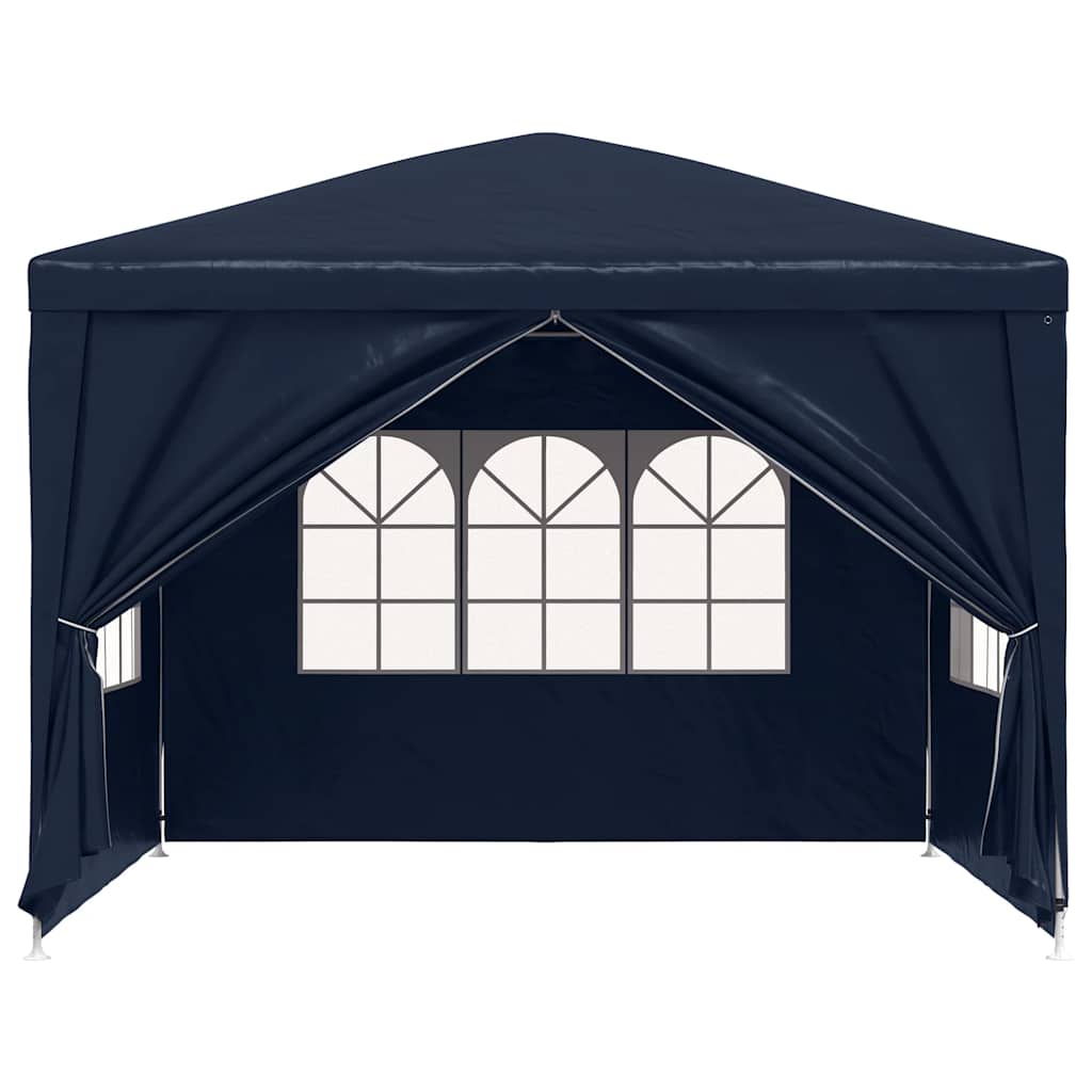 Partytent | Blue | Polyethylene roof and side panels | 3x3x2.55 meters
