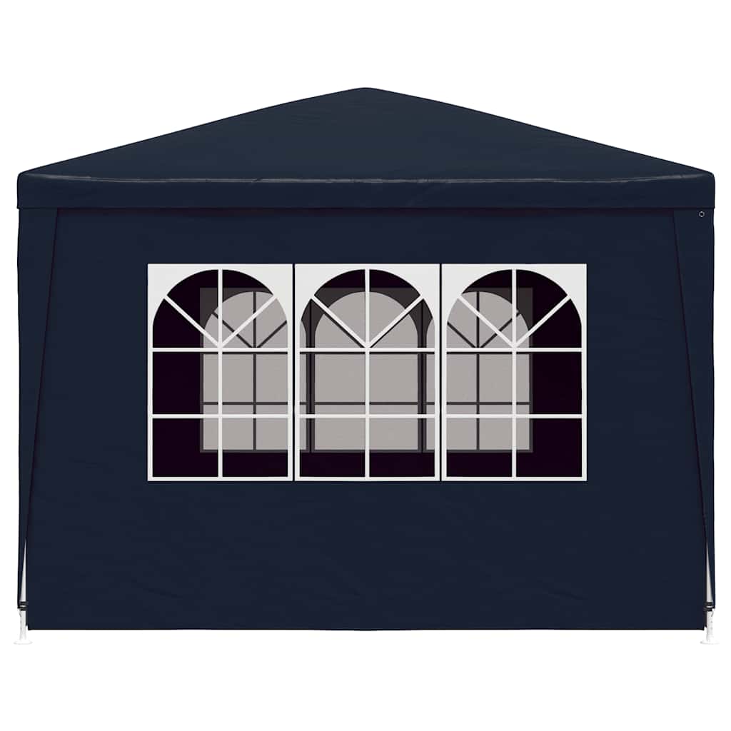 Partytent | Blue | Polyethylene roof and side panels | 3x3x2.55 meters