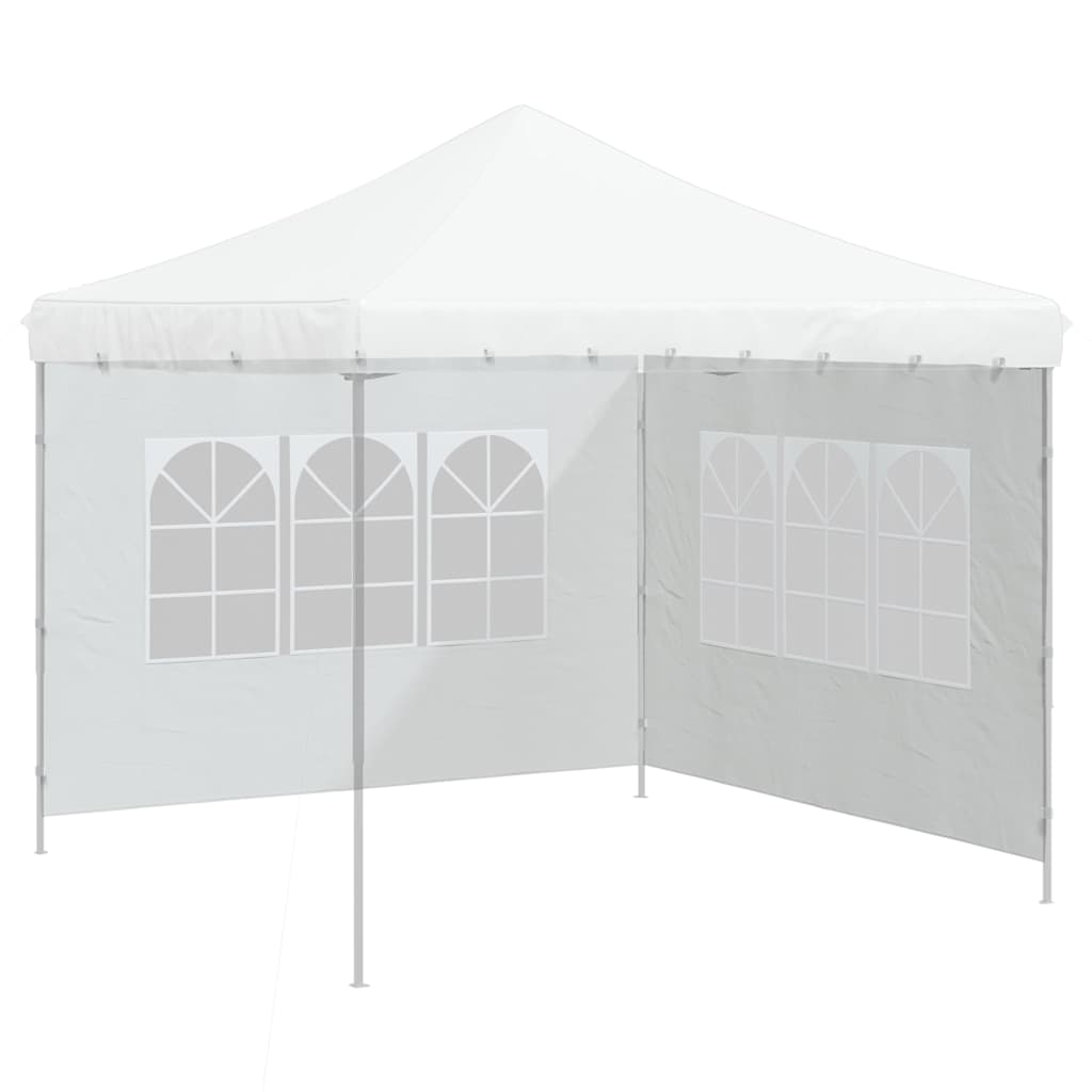 45113 vidaXL Party Tent Sidewall 2 pcs with Window PE White