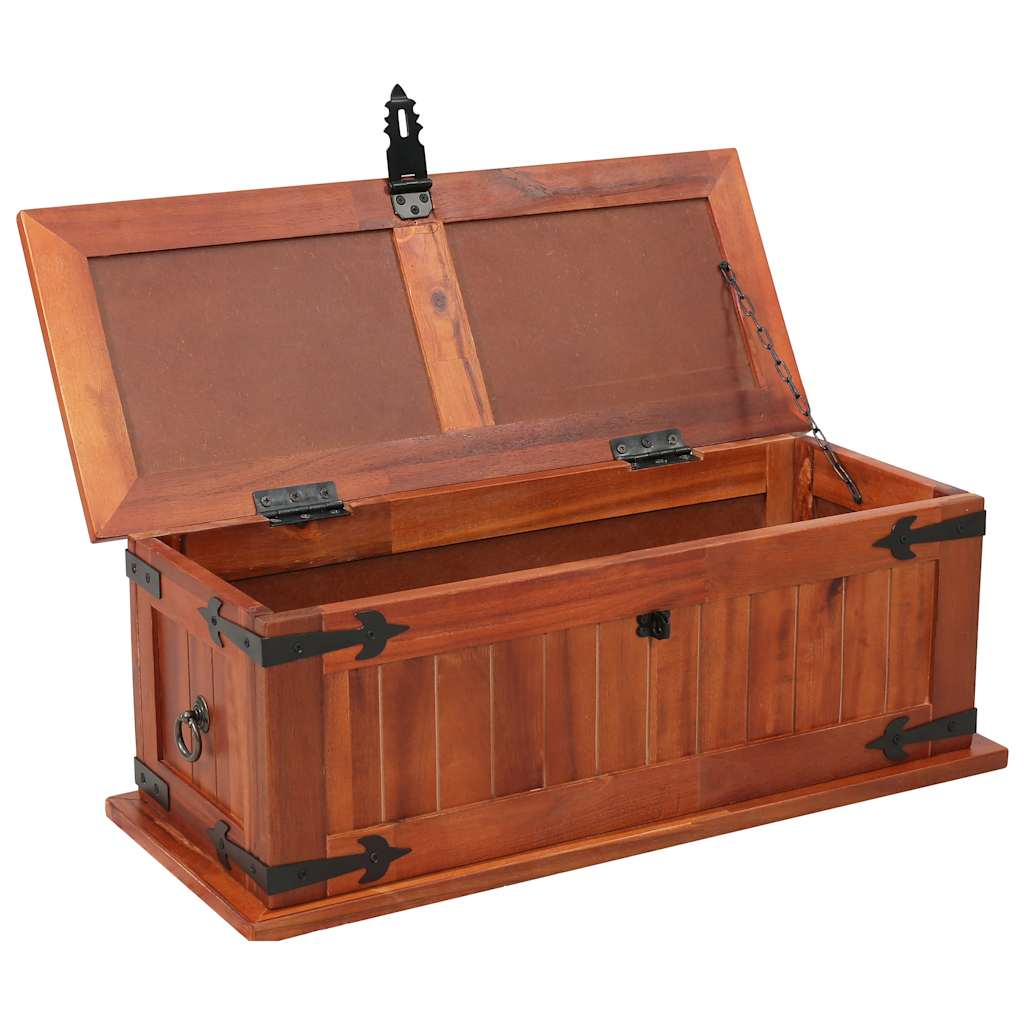 247240 vidaXL Storage Chest 60x25x22 cm Solid Acacia Wood