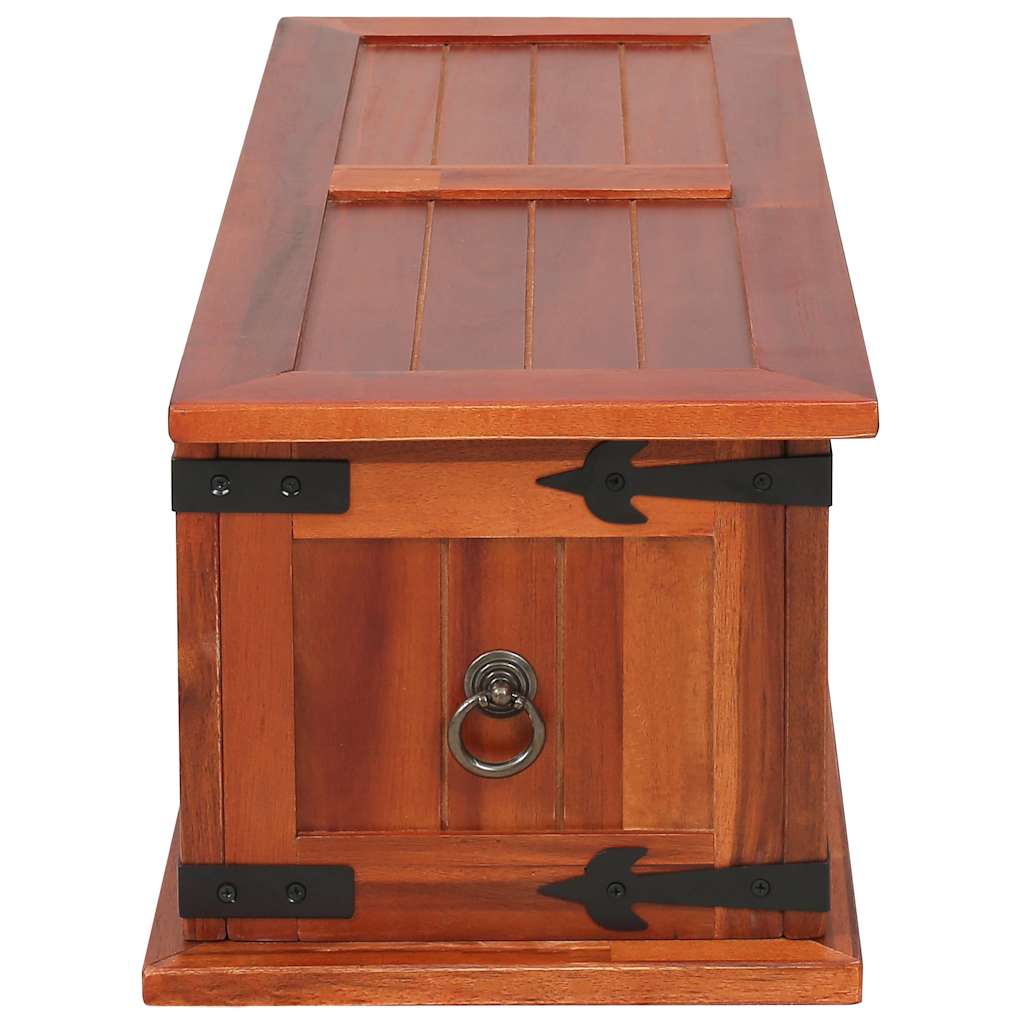 247240 vidaXL Storage Chest 60x25x22 cm Solid Acacia Wood