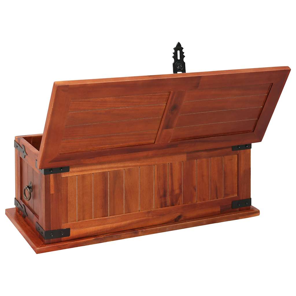 247240 vidaXL Storage Chest 60x25x22 cm Solid Acacia Wood