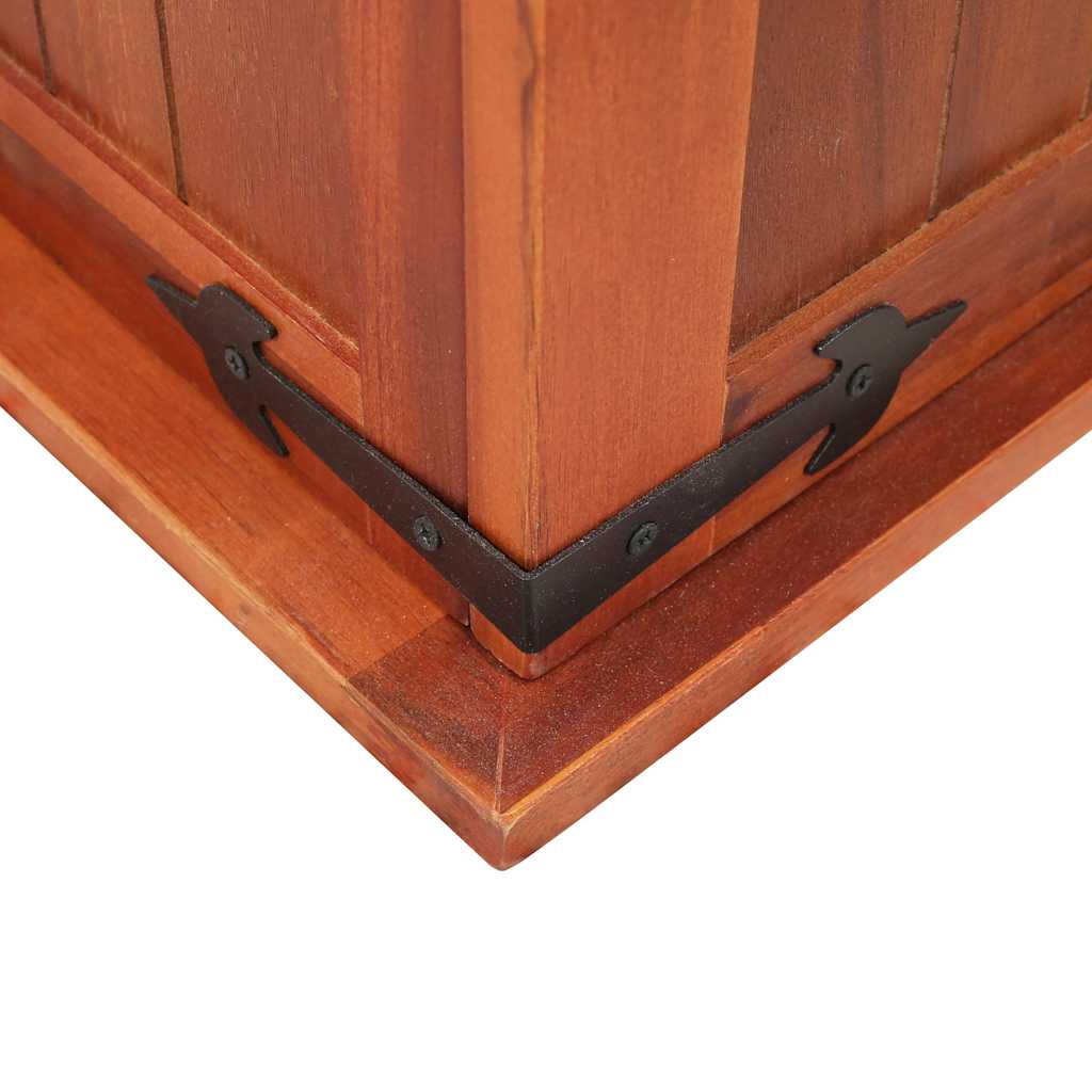 247240 vidaXL Storage Chest 60x25x22 cm Solid Acacia Wood