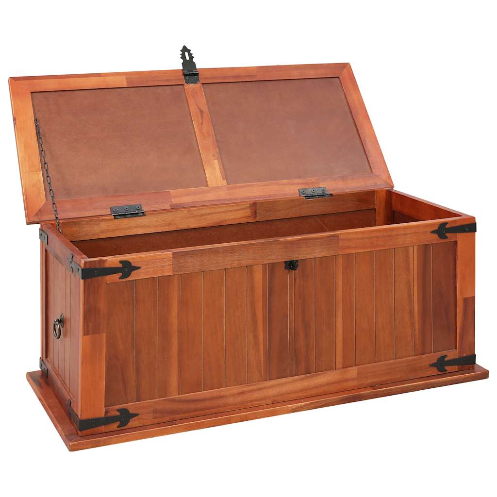 247242 vidaXL Storage Chest 90x45x40 cm Solid Acacia Wood