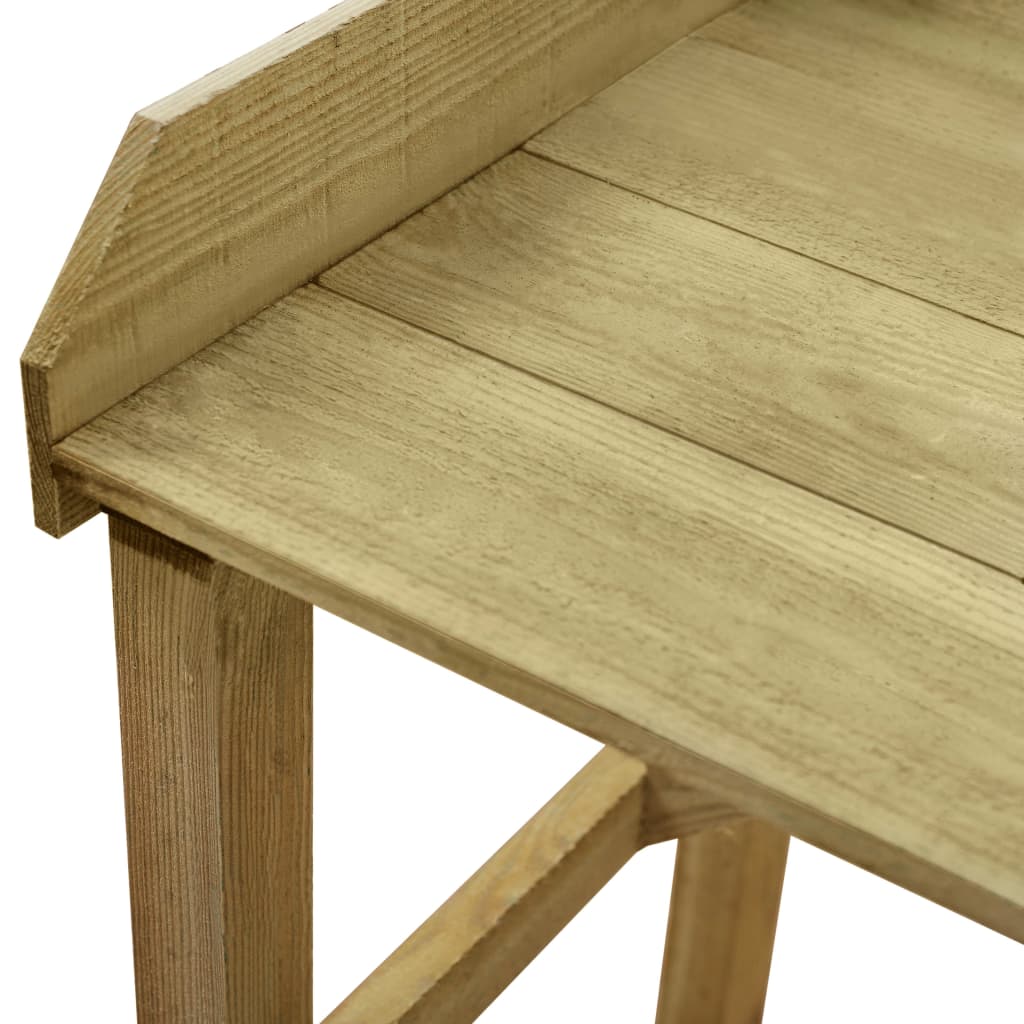 vidaXL Garden Planter Table Impregnated Pinewood 75x40x90 cm