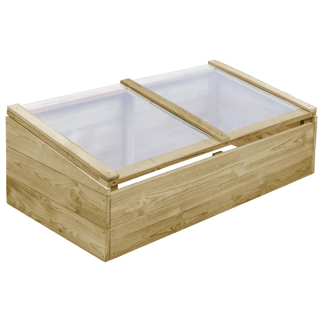 vidaXL Greenhouse Impregnated Pinewood 100x50x35 cm