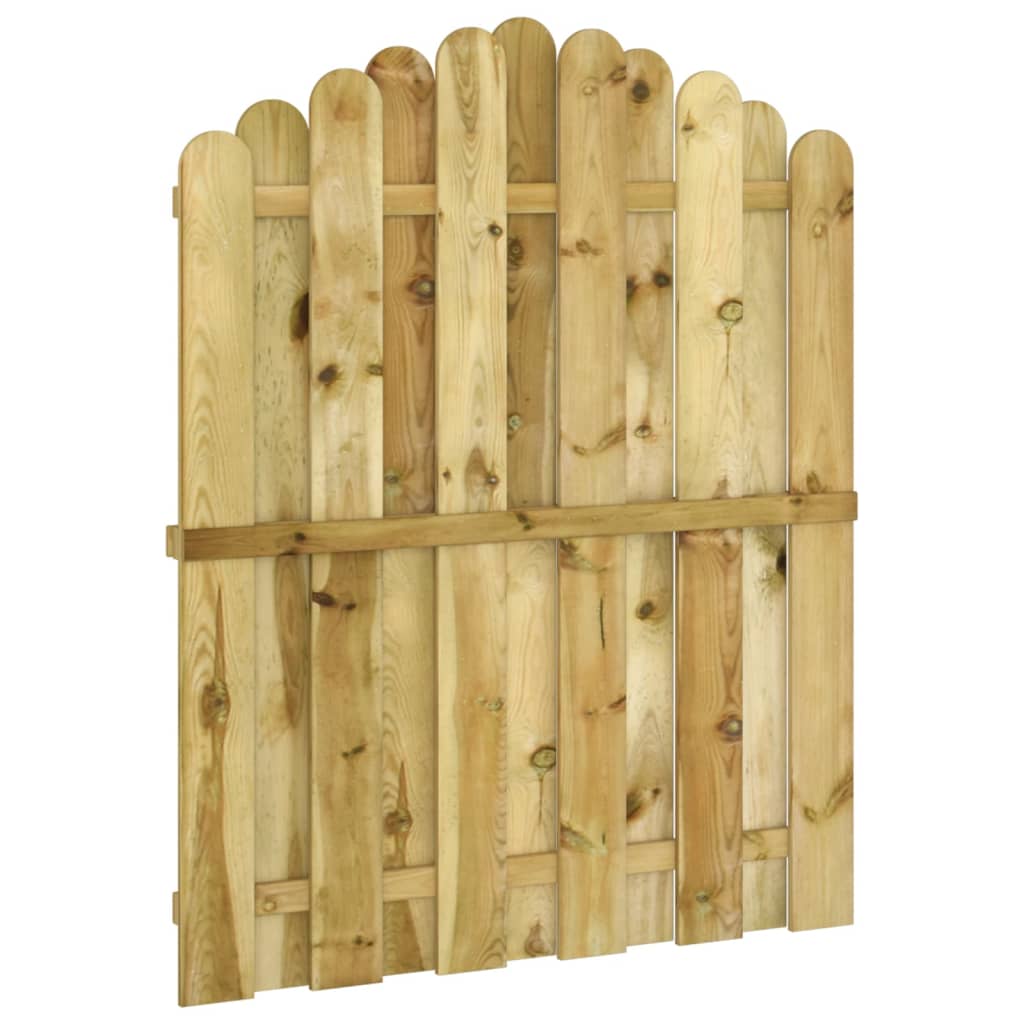 vidaXL Garden Gate Impregnated Pinewood 100x125 cm