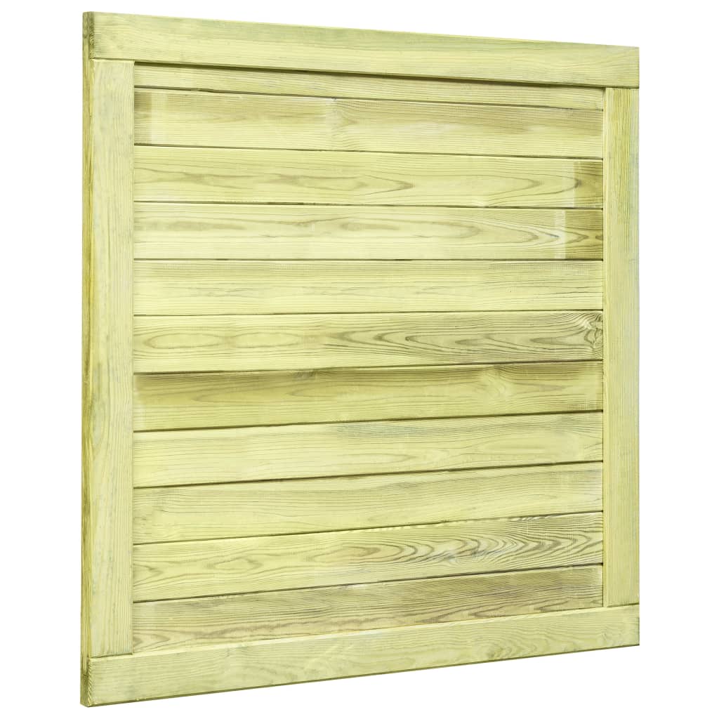 vidaXL Garden Gate Impregnated Pinewood 100x100 cm