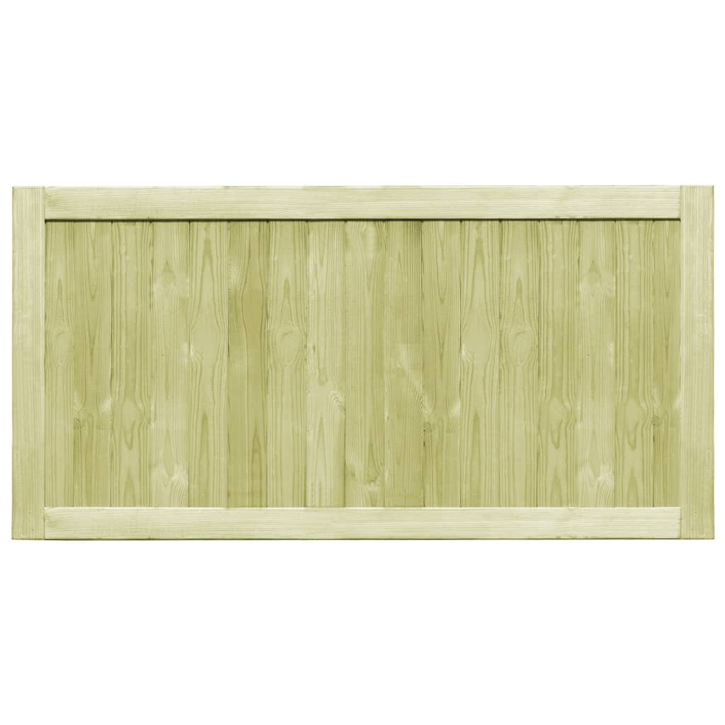 vidaXL Garden Gates 2 pcs Impregnated Pinewood 300x75 cm