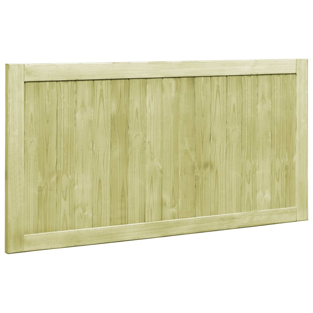 vidaXL Garden Gates 2 pcs Impregnated Pinewood 300x75 cm