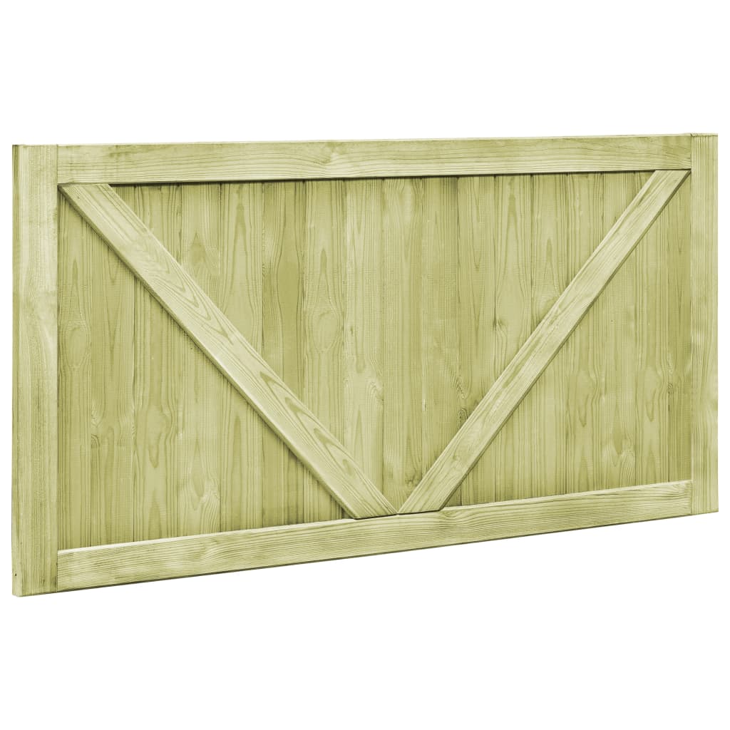 vidaXL Garden Gates 2 pcs Impregnated Pinewood 300x75 cm