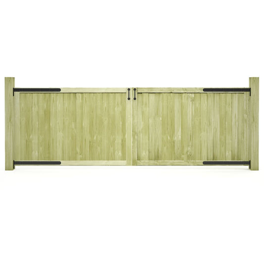 vidaXL Garden Gates 2 pcs Impregnated Pinewood 300x100 cm