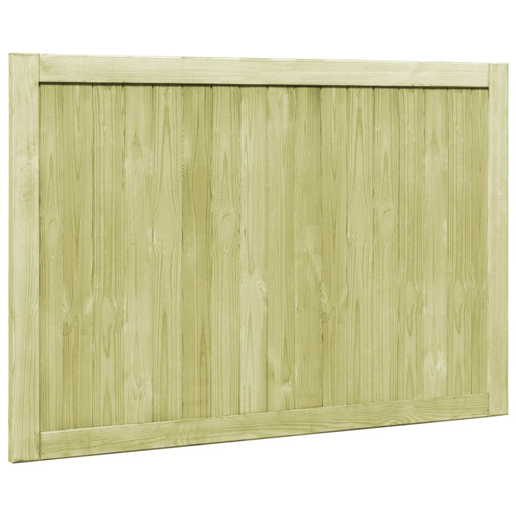 vidaXL Garden Gates 2 pcs Impregnated Pinewood 300x100 cm