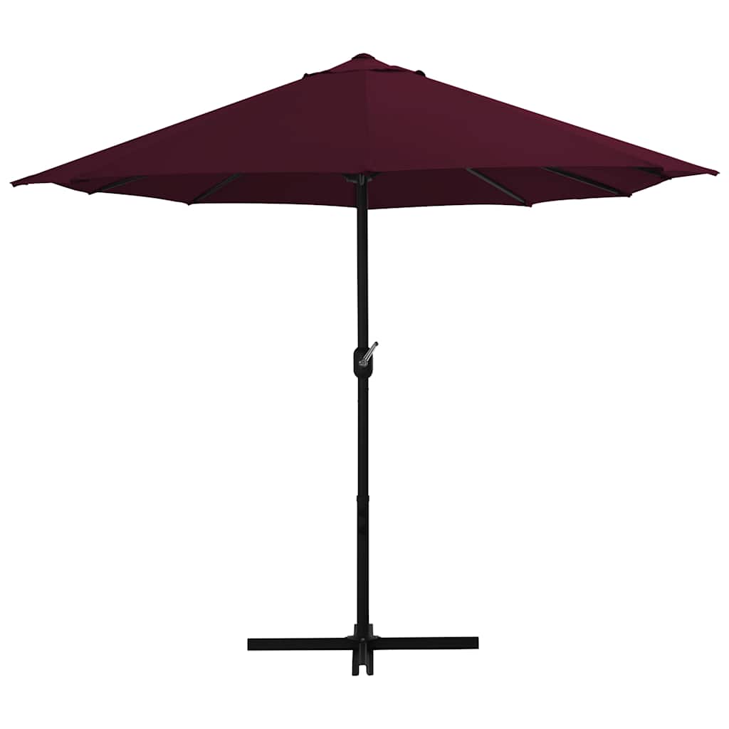 Garden Parasol | Bordeaux Red | Polyester, Aluminium | Extra large