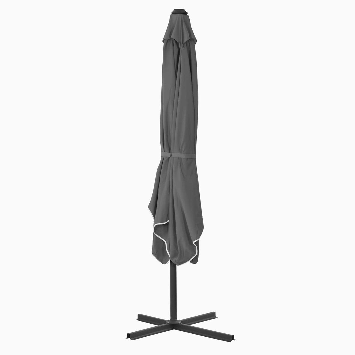 44883 vidaXL Outdoor Parasol with Steel Pole 250x250 cm Anthracite