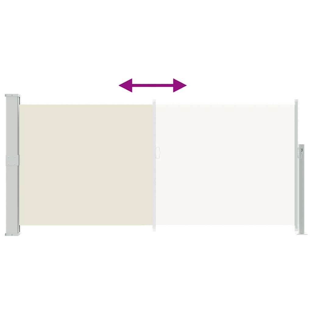 Side Awning | Cream, Green Grey