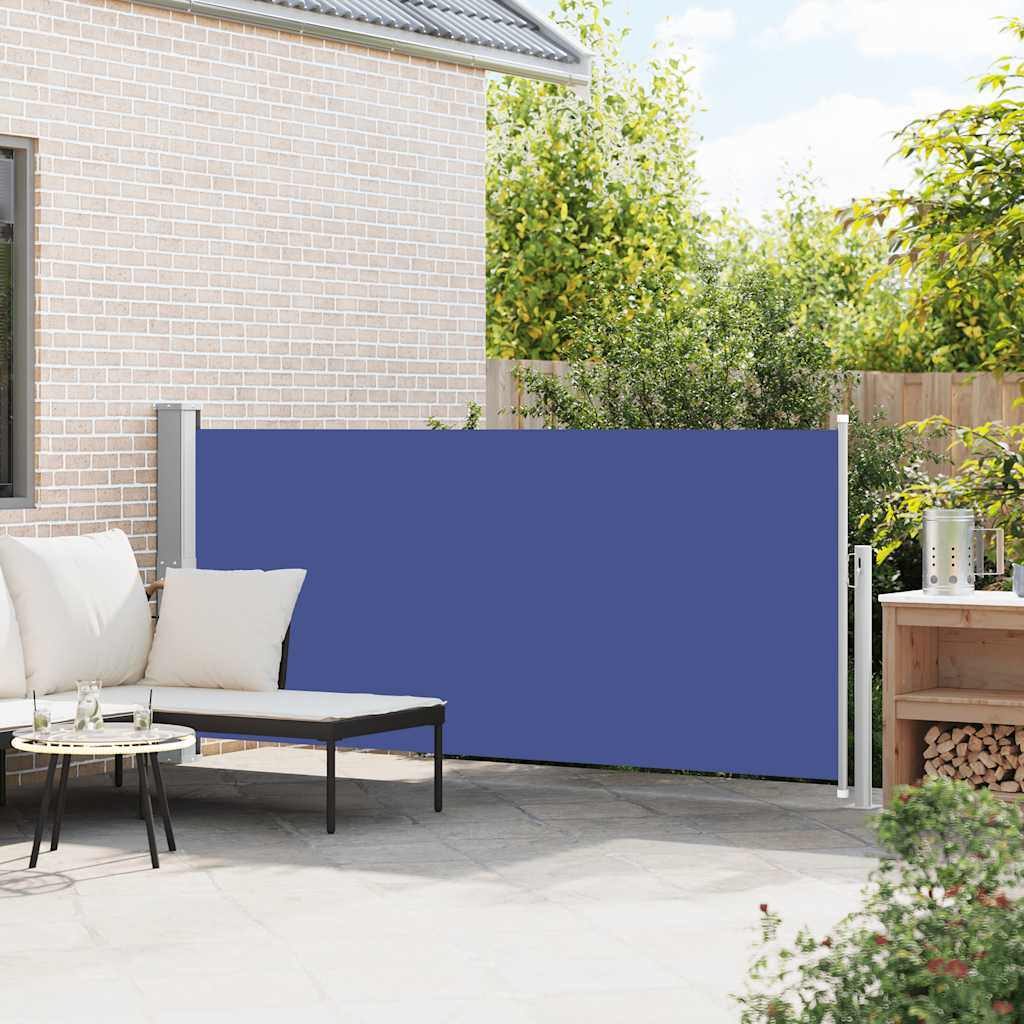 Side Awning | Blue | Steel frame, 100% polyester fabric with PU coating