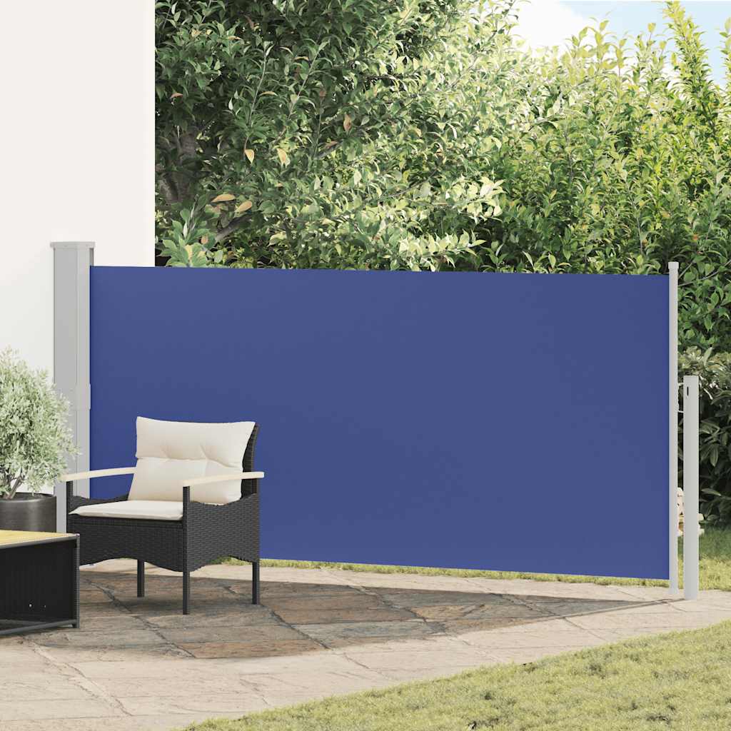 Side Awning | Blue | Steel frame, 100% polyester fabric with PU coating