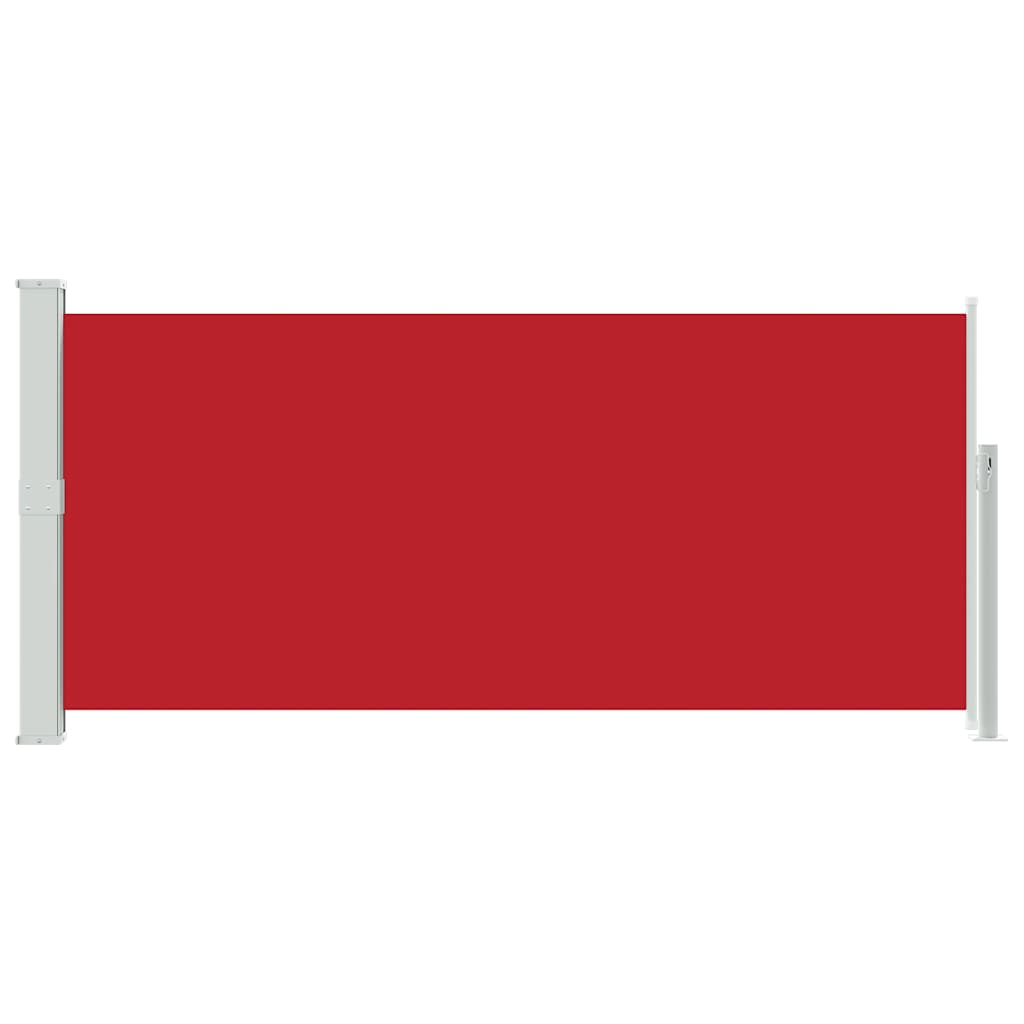 45356 vidaXL Retractable Side Awning 140 x 300 cm Red