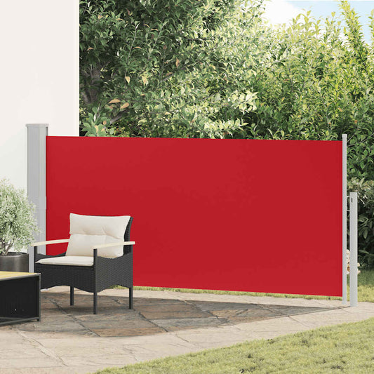 Retractable Side Awning 140 x 300 cm Red