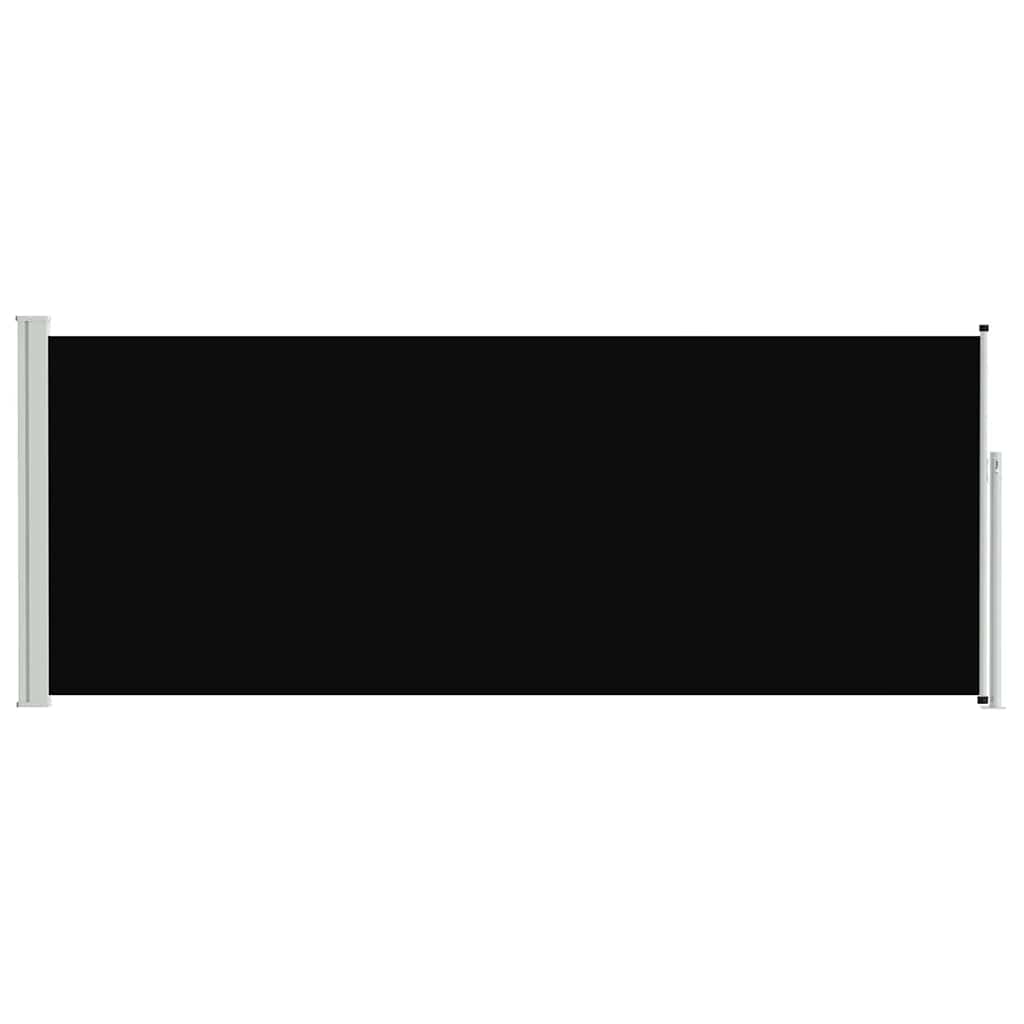Retractable Side Awning 117x314 cm Black