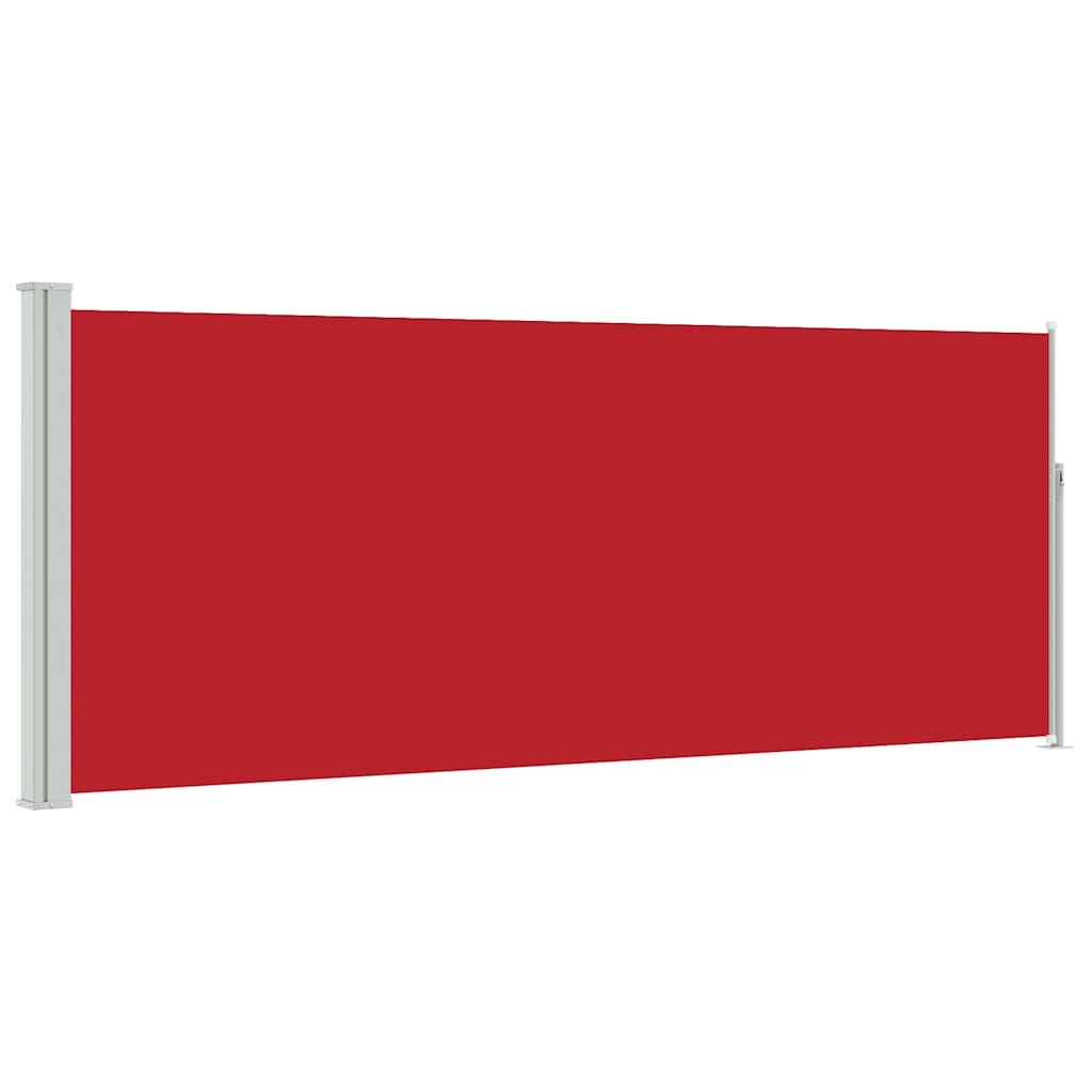 Side Awning | Red | Steel frame, 100% polyester fabric with PU coating