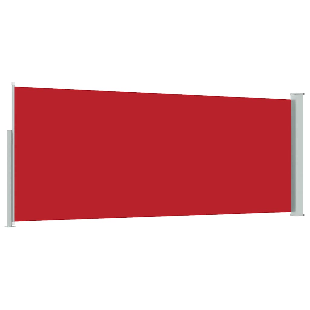 Retractable Side Awning 120 x 300 cm Red