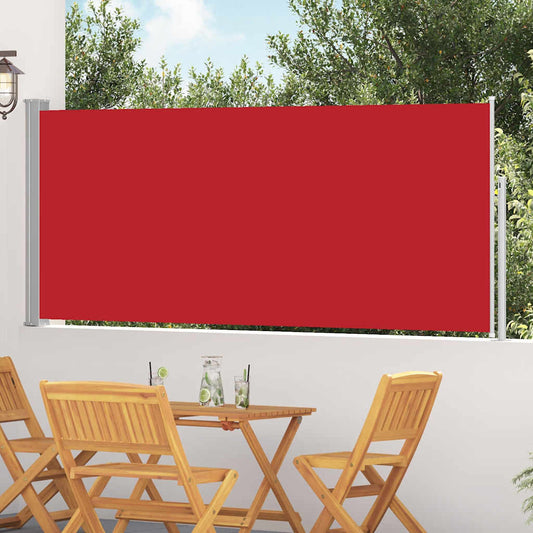 Retractable Side Awning 117x314 cm Red