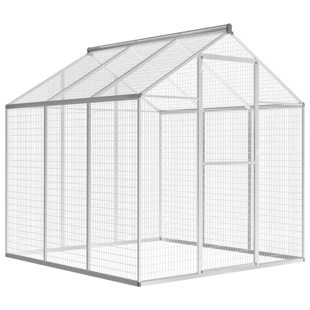 vidaXL Outdoor Aviary Aluminium 183x178x194 cm