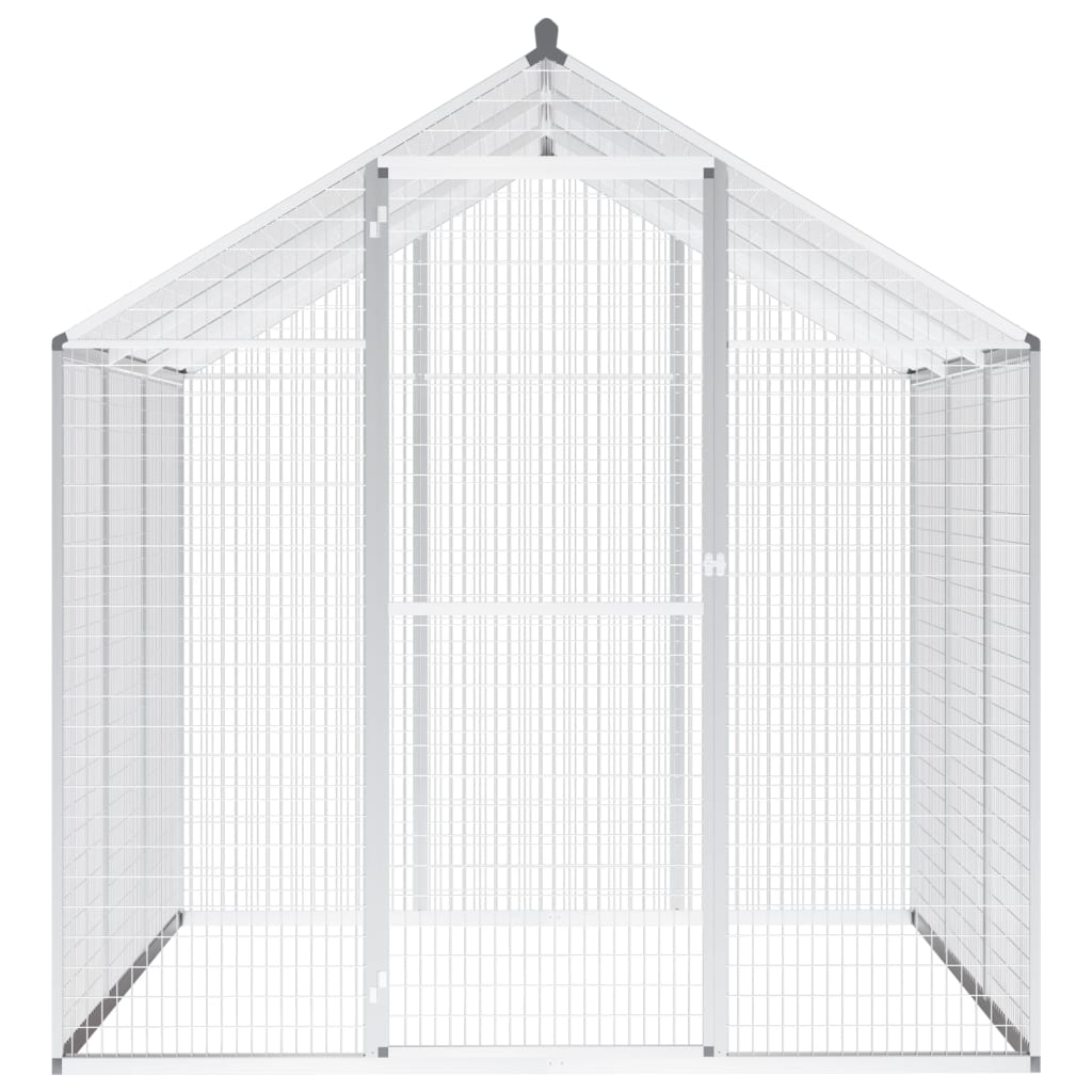 vidaXL Outdoor Aviary Aluminium 183x178x194 cm