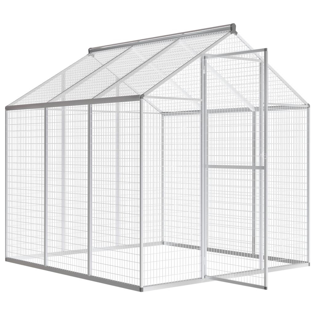 vidaXL Outdoor Aviary Aluminium 183x178x194 cm