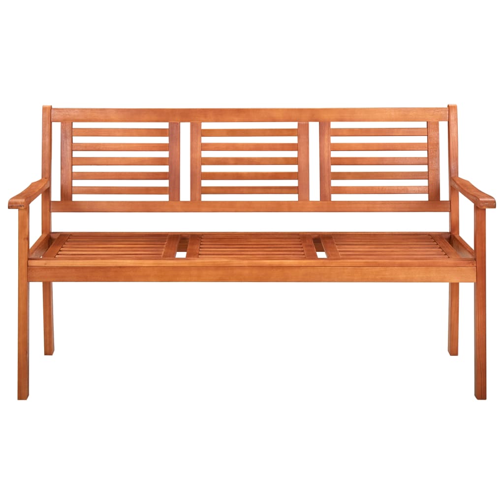 Bench | Natural Brown | Solid Eucalyptus Wood | Large | Durable