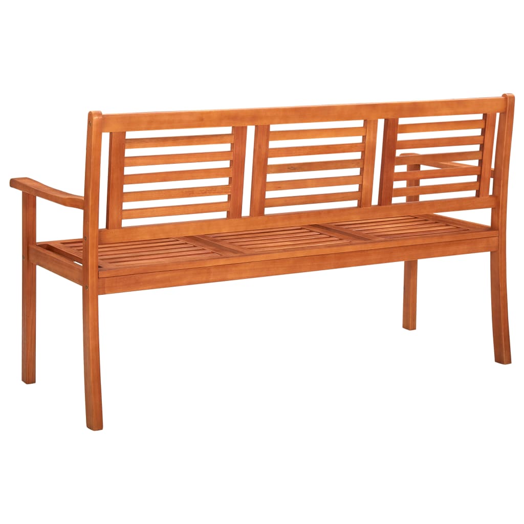 Bench | Natural Brown | Solid Eucalyptus Wood | Large | Durable