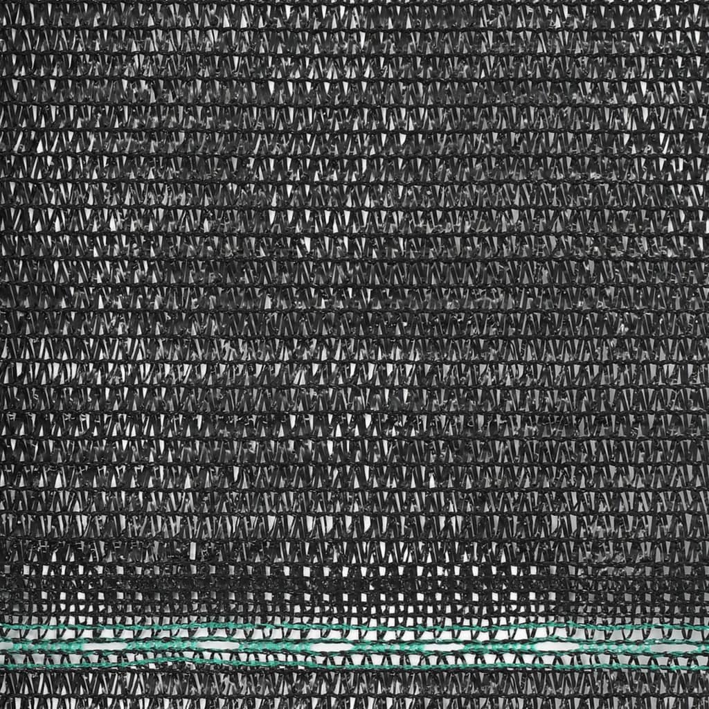 vidaXL Tennis Screen HDPE 1.6x100 m Black