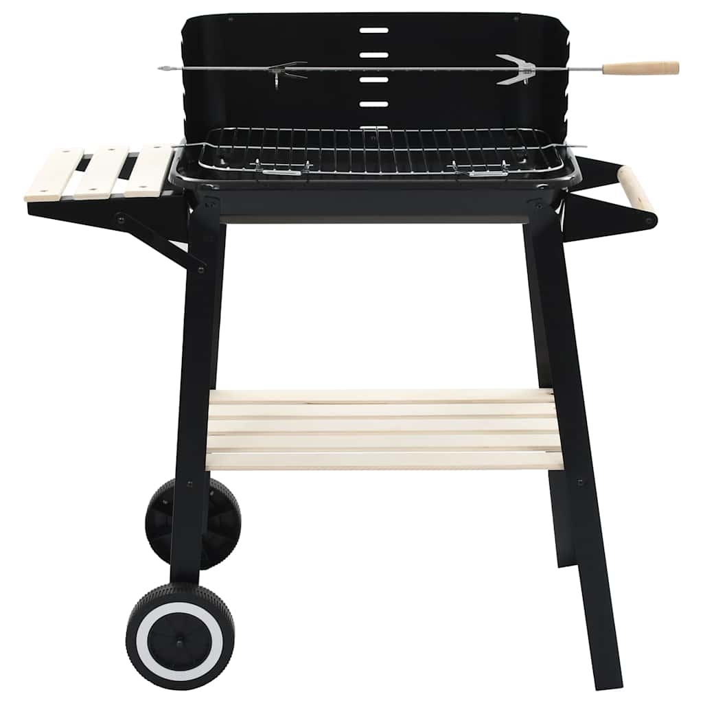 45367 vidaXL Charcoal BBQ Stand with Wheels