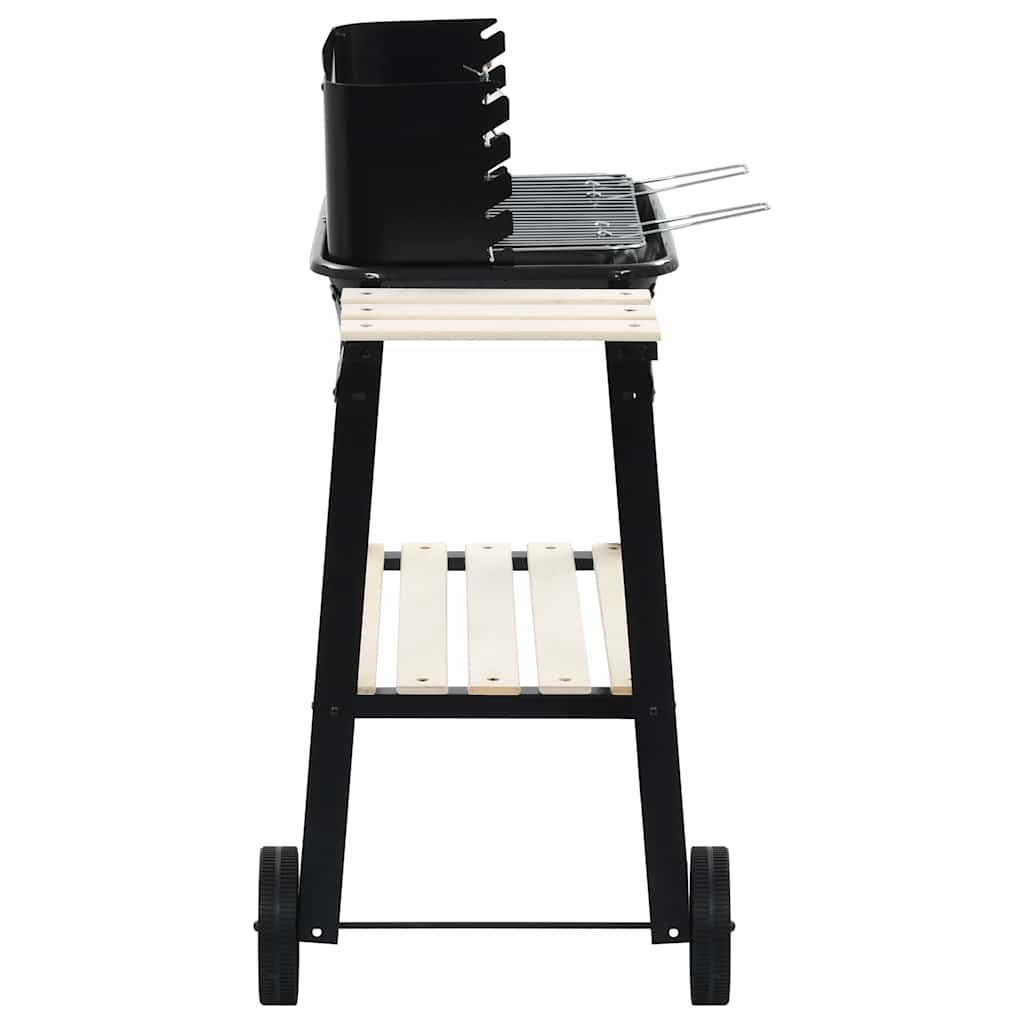 45367 vidaXL Charcoal BBQ Stand with Wheels
