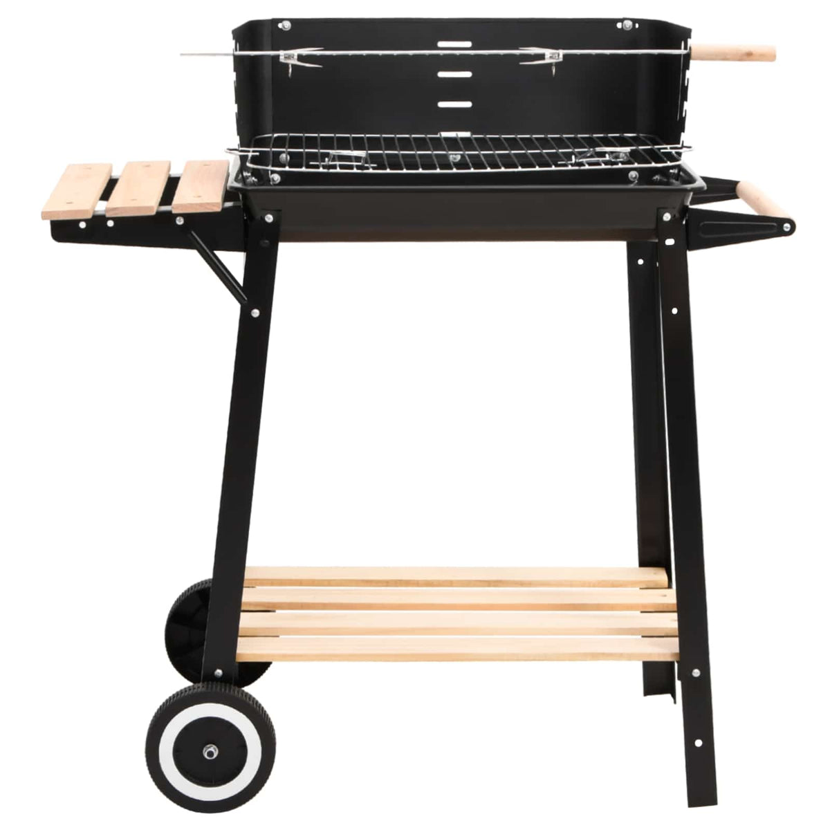 45367 vidaXL Charcoal BBQ Stand with Wheels