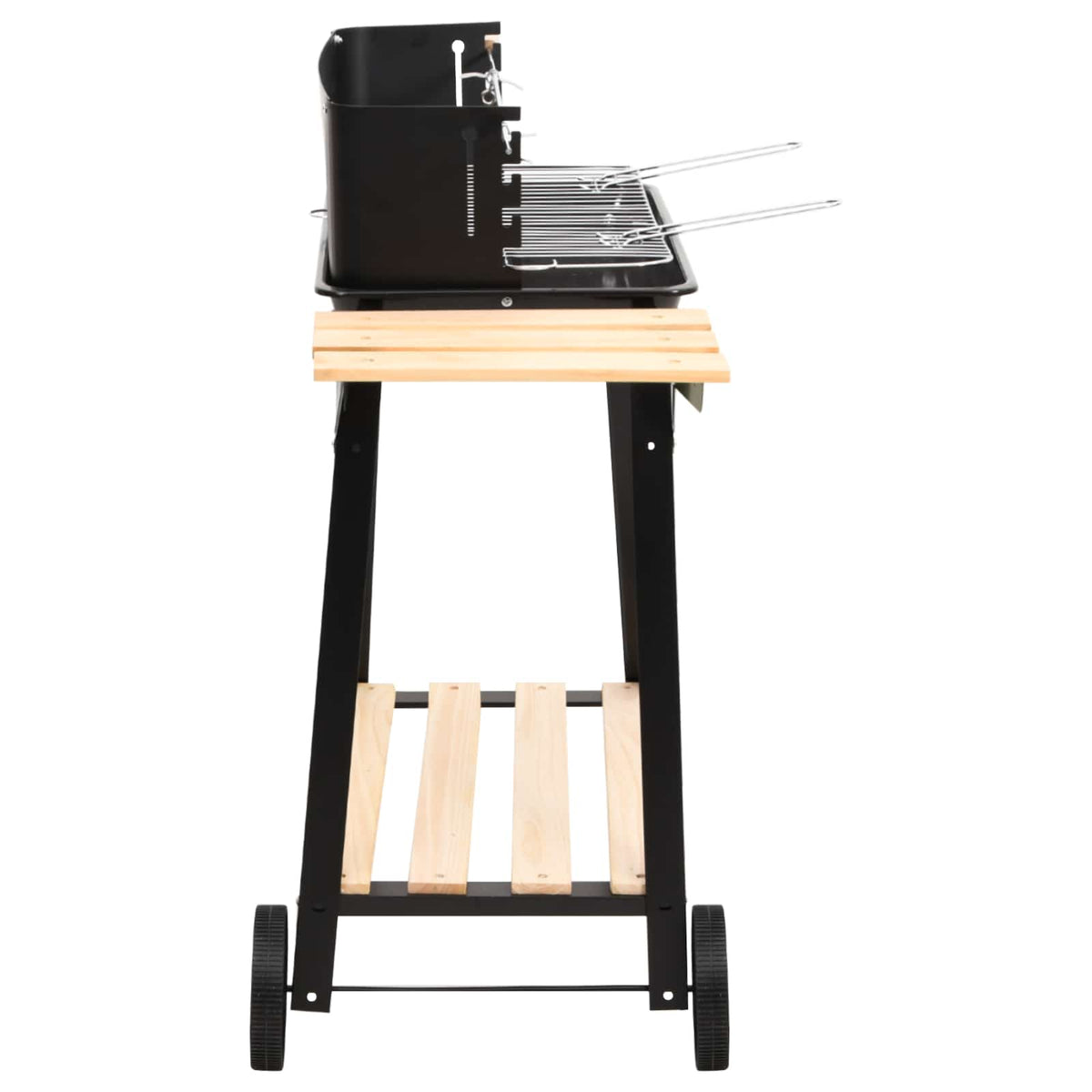 45367 vidaXL Charcoal BBQ Stand with Wheels
