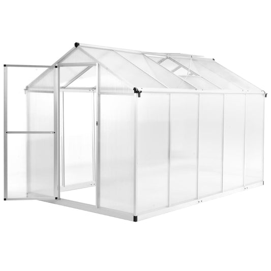 vidaXL Greenhouse Aluminium 302x190x195 cm 11.19 m³