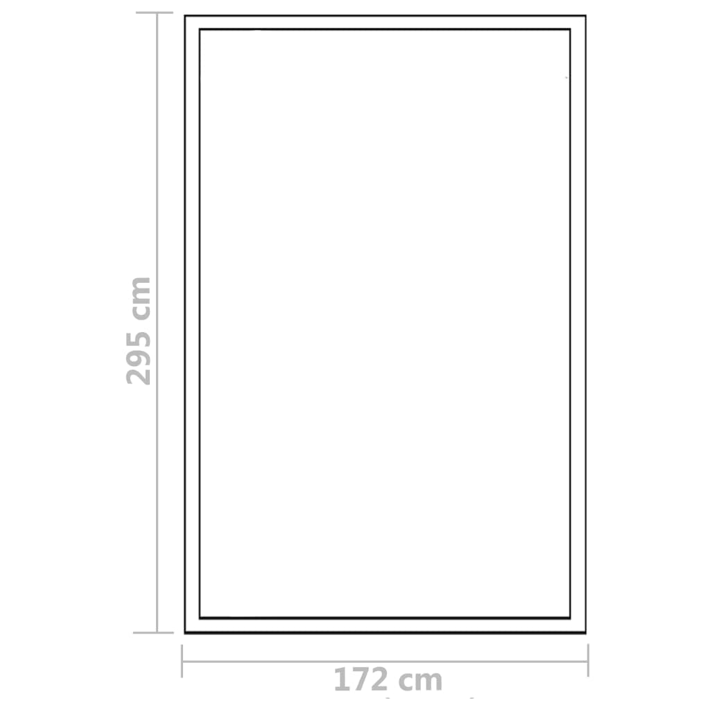 vidaXL Greenhouse Aluminium 302x190x195 cm 11.19 m³