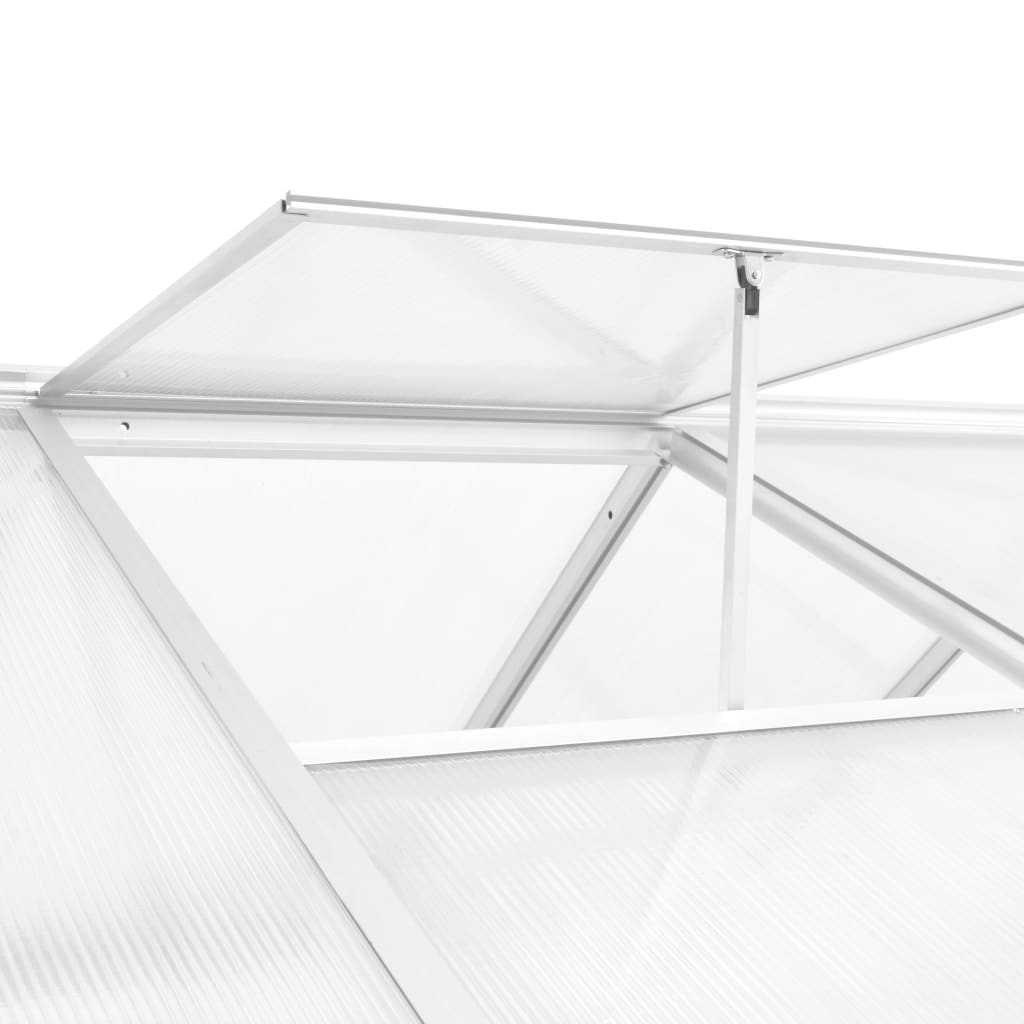 vidaXL Greenhouse Aluminium 302x190x195 cm 11.19 m³