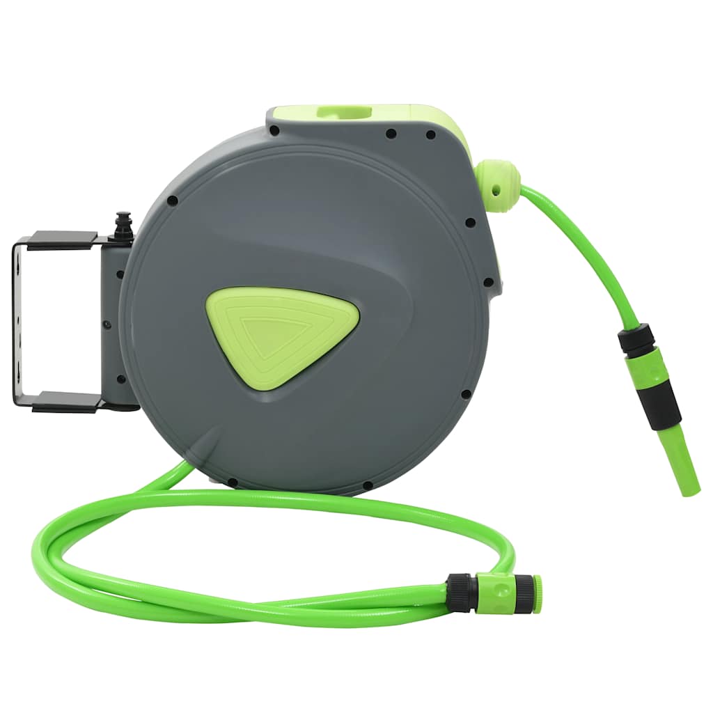 143897 vidaXL Automatic Retractable Water Hose Reel Wall Mounted 20+2 m