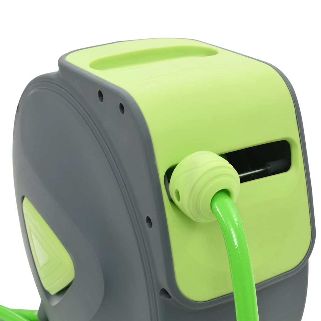 143897 vidaXL Automatic Retractable Water Hose Reel Wall Mounted 20+2 m
