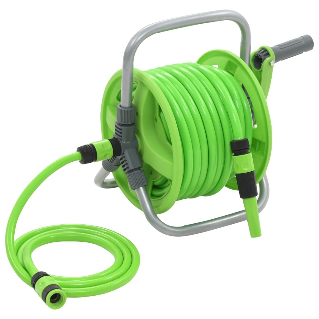 vidaXL Water Hose Reel 20+2 m