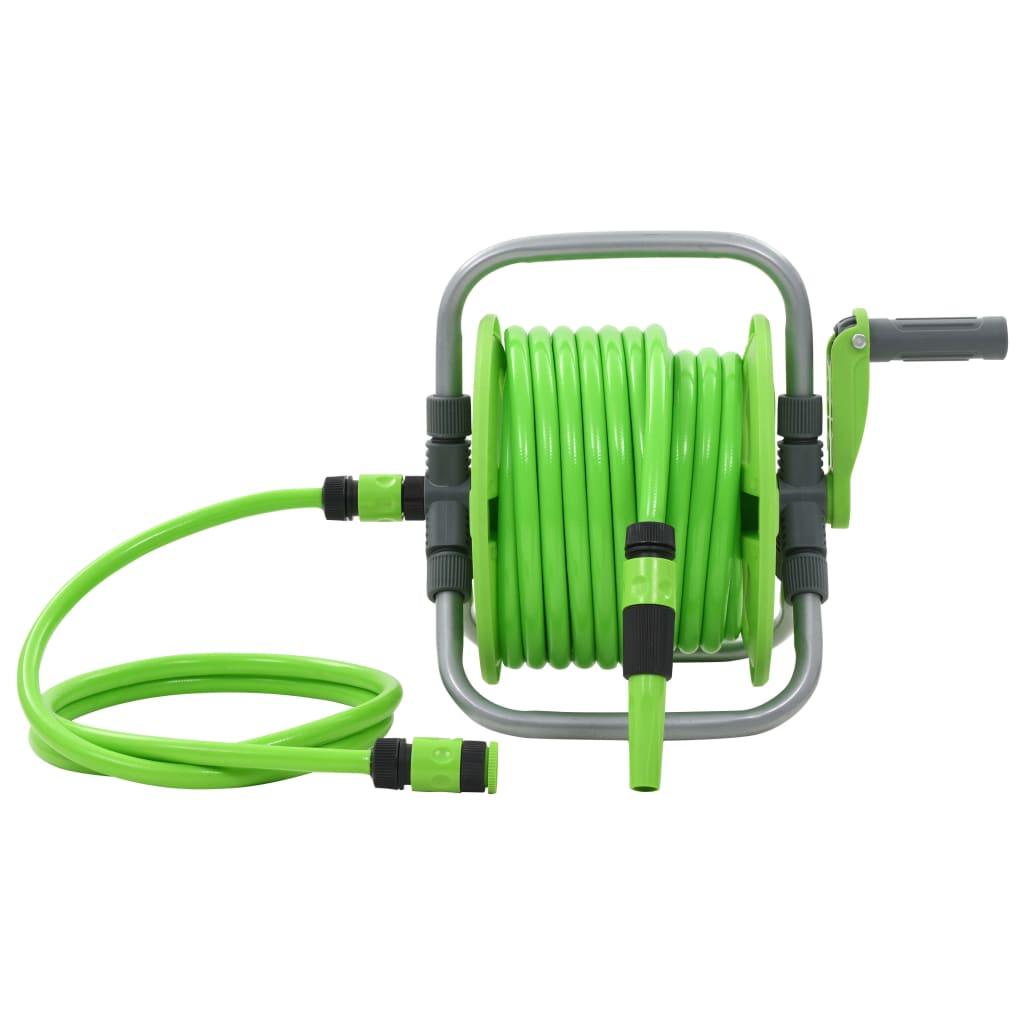 vidaXL Water Hose Reel 20+2 m